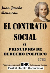 El contrato social o principios de derecho político